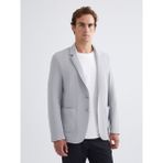 Lc Waikiki Yeni Sezon Dar Kalıp Erkek Blazer Ceket - Gri - 50