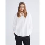Lc Waikiki Yeni Sezon Dokulu Oversize Kadın Gömlek - 46 - Ekru