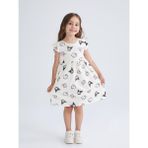 Lc Waikiki Yeni Sezon Hello Kitty Baskılı Kız Çocuk Penye Elbise - 2 - 3 Yaş - Ekru