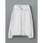 Lc Waikiki Yeni Sezon Kapusonlu Kiz Cocuk Fermuarli Sweatshirt - S5K679Z4 - Beyaz