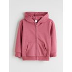 Lc Waikiki Yeni Sezon Kapüşonlu Uzun Kollu Kız Bebek Fermuarlı Sweatshirt - Pembe - 1 - 2 Yaş