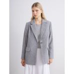 Lc Waikiki Yeni Sezon Kaşe Kadın Blazer Ceket - Gri