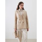 Lc Waikiki Yeni Sezon Keten Kadin Blazer Ceket - S5P707Z8 - Bej - 44
