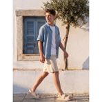 Lc Waikiki Yeni Sezon Keten Karışımlı Erkek Çocuk Şort - 9 - 10 Yaş - Ekru