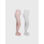 Lc Waikiki Yeni Sezon Kız Çocuk Ince Külotlu Çorap 2'li - 3 - 4 Yaş - Pembe