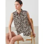Lc Waikiki Yeni Sezon Leopar Desenli Kadın Gömlek - 36 - Kahverengi