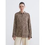 Lc Waikiki Yeni Sezon Leopar Desenli Kadın Gömlek - 42 - Kahverengi