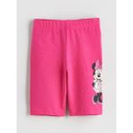 Lc Waikiki Yeni Sezon Minnie Mouse Baskılı Kız Çocuk Tayt - Fuşya - 2 - 3 Yaş