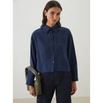 Lc Waikiki Yeni Sezon Modal Karisimli Kadin Gomlek - S5O847Z8 - Lacivert - 44