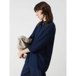 Lc Waikiki Yeni Sezon Oversize Armürlü Kadın Gömlek - 46 - Lacivert