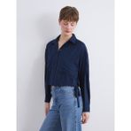 Lc Waikiki Yeni Sezon Oversize Kadın Gömlek - 42 - Lacivert