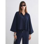 Lc Waikiki Yeni Sezon Oversize Kadın Gömlek - XS - Lacivert