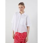 Lc Waikiki Yeni Sezon Oversize Poplin Kadın Gömlek - XS - Ekru