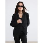 Lc Waikiki Yeni Sezon Petite Kruvaze Yaka Kadın Blazer Ceket - 44 - Siyah