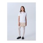 LC Waikiki Yeni Sezon Polo Yaka Basic Kısa Kollu Kız Çocuk Tişört 2'li