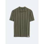 Lc Waikiki Yeni Sezon Polo Yaka Cizgili Erkek Tisort - S5EJ99Z8 - M - Haki