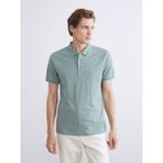Lc Waikiki Yeni Sezon Polo Yaka Desenli Pike Erkek Tişört - Yeşil - XL