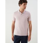 Lc Waikiki Yeni Sezon Polo Yaka Erkek Tişört - Pembe