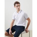 Lc Waikiki Yeni Sezon Polo Yaka Kisa Kollu Desenli Pike Erkek Tisort - S57226Z8 - 3XL - Beyaz