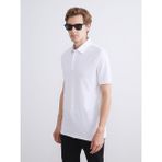Lc Waikiki Yeni Sezon Polo Yaka Pike Erkek Tişört - Beyaz - 2XL