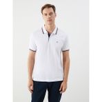 Lc Waikiki Yeni Sezon Polo Yaka Pike Erkek Tişört - Beyaz