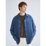 Lc Waikiki Yeni Sezon Rahat Kalıp Uzun Kollu Erkek Jean Gömlek - Indigo - XL