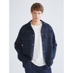 Lc Waikiki Yeni Sezon Rahat Kalıp Uzun Kollu Erkek Jean Gömlek - Indigo - XS