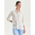 Lc Waikiki Yeni Sezon Regular Fit Kadın Gömlek - 48 - Ekru