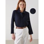 Lc Waikiki Yeni Sezon Regular Fit Kadın Gömlek - Lacivert