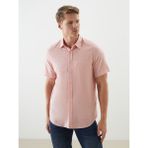 Lc Waikiki Yeni Sezon Regular Fit Keten Karışımlı Erkek Gömlek - Pembe