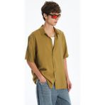 Lc Waikiki Yeni Sezon Regular Fit Kısa Kollu Erkek Gömlek - 2XL - Haki