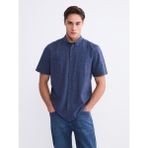Lc Waikiki Yeni Sezon Regular Fit Kısa Kollu Erkek Gömlek - XS - İndigo