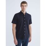 Lc Waikiki Yeni Sezon Regular Fit Kısa Kollu Erkek Gömlek - XS - Lacivert