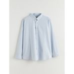 Lc Waikiki Yeni Sezon Regular Fit Uzun Kollu Armürlü Erkek Gömlek - 3XL - Mavi