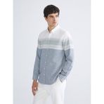 Lc Waikiki Yeni Sezon Regular Fit Uzun Kollu Armürlü Erkek Gömlek - XL - Indigo