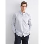 Lc Waikiki Yeni Sezon Regular Fit Uzun Kollu Çizgili Erkek Gömlek - 2XL - Gri