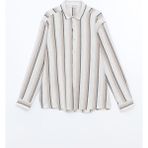 Lc Waikiki Yeni Sezon Regular Fit Uzun Kollu Cizgili Erkek Gomlek - S55713Z8 - Bej - XL