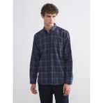 Lc Waikiki Yeni Sezon Regular Fit Uzun Kollu Ekose Erkek Gömlek - 2XL - Kahverengi