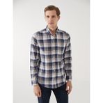 Lc Waikiki Yeni Sezon Regular Fit Uzun Kollu Ekose Poplin Erkek Gömlek - 3XL - Bej