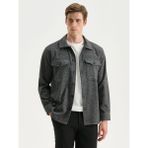 Lc Waikiki Yeni Sezon Regular Fit Uzun Kollu Erkek Gömlek - Antrasit - 2XL
