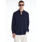 Lc Waikiki Yeni Sezon Regular Fit Uzun Kollu Erkek Gömlek - XL - Lacivert