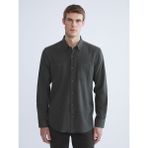 Lc Waikiki Yeni Sezon Regular Fit Uzun Kollu Gabardin Erkek Gömlek - 2XL - Haki