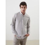Lc Waikiki Yeni Sezon Regular Fit Uzun Kollu Gabardin Erkek Gömlek - Bej