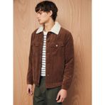 Lc Waikiki Yeni Sezon Regular Fit Uzun Kollu Kadife Erkek Gömlek Ceket - 2XL - Kahverengi