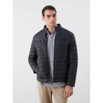 Lc Waikiki Yeni Sezon Slim Fit Dik Yaka Erkek Deri Görünümlü Ceket - Siyah - 3XL