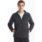 Lc Waikiki Yeni Sezon Slim Fit Gömlek Yaka Erkek Mont - Lacivert