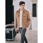 Lc Waikiki Yeni Sezon Slim Fit Gömlek Yaka Süet Erkek Ceket - XL - Kahverengi
