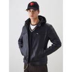 Lc Waikiki Yeni Sezon Slim Fit Kapüşonlu Erkek Deri Görünümlü Ceket - Siyah - XL