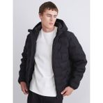 Lc Waikiki Yeni Sezon Slim Fit Kapüşonlu Erkek Şişme Mont - Siyah