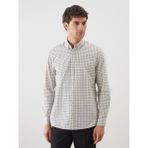 Lc Waikiki Yeni Sezon Slim Fit Uzun Kollu Ekose Erkek Oduncu Gömlek - Ekru - 3XL